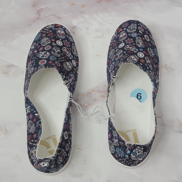 REPORT day of the dead (dias de los muertos) slip on casual flat shoes size 6 - Picture 9 of 12